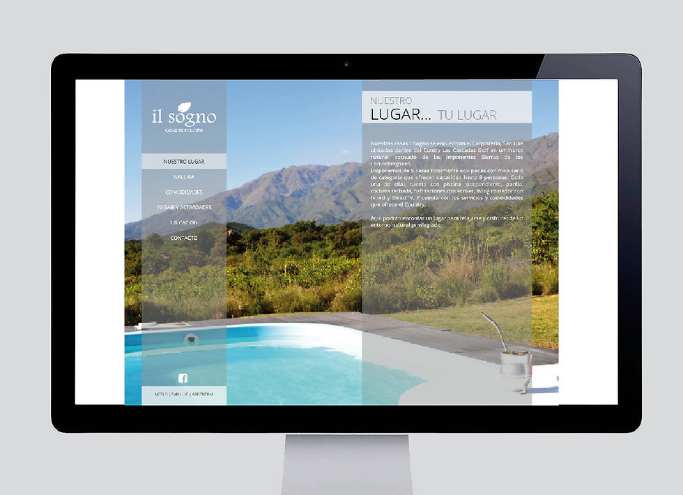 Sitio web Il Sogno