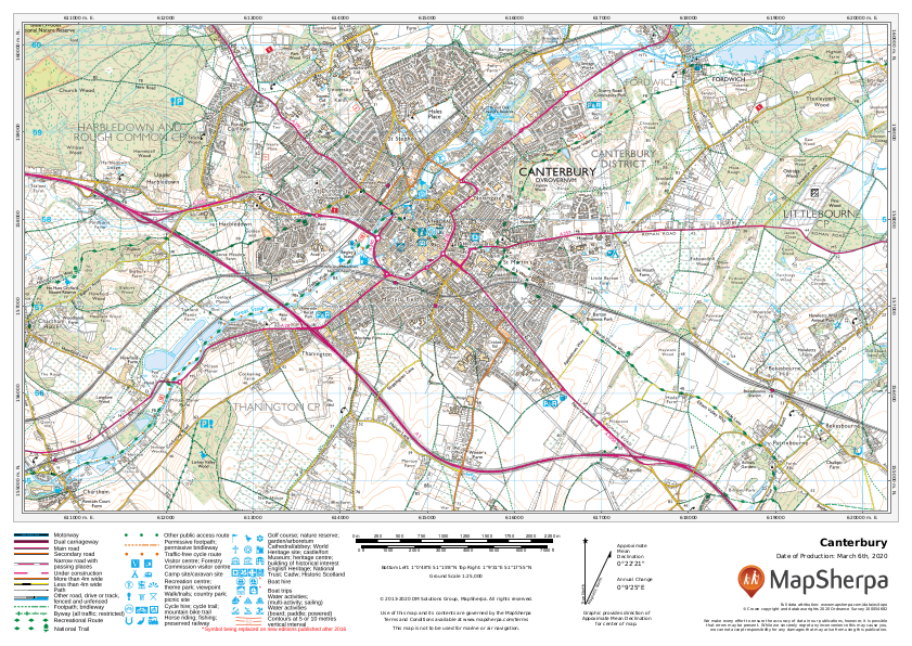 Canterbury Sample Map