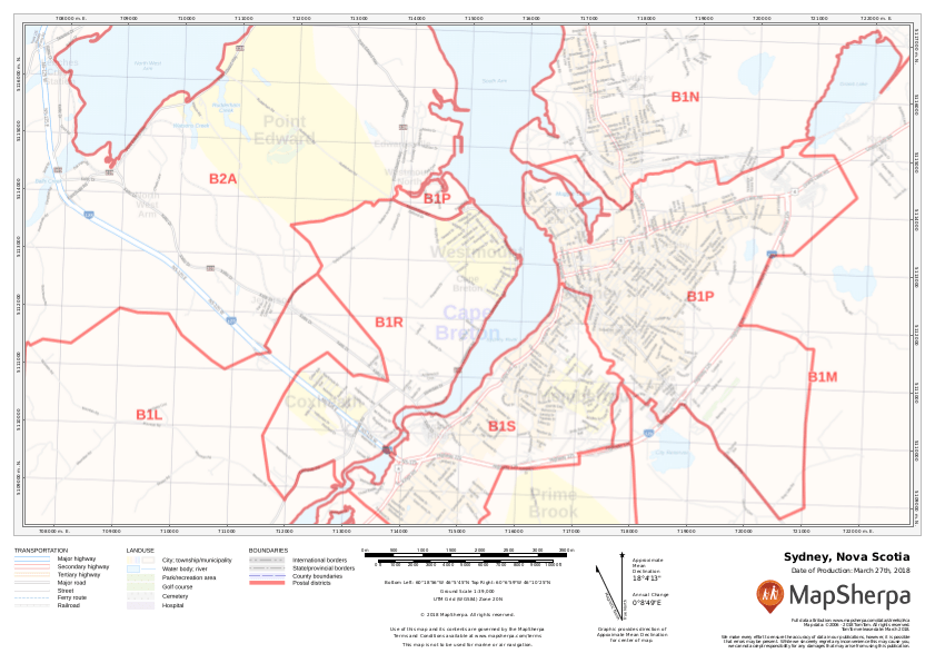 MapSherpa Postal Code Custom Map Sample