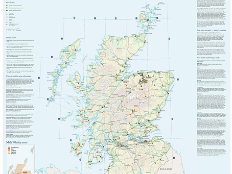 New Print on Demand Maps: Collins Children's Atlas, Whisky Map of Scotland and More