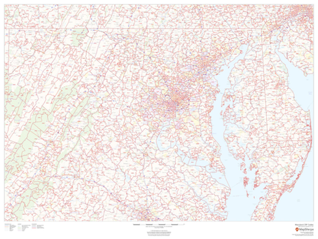 Print on Demand Product Update: USA Cities and Counties ZIP Codes and Streets Maps