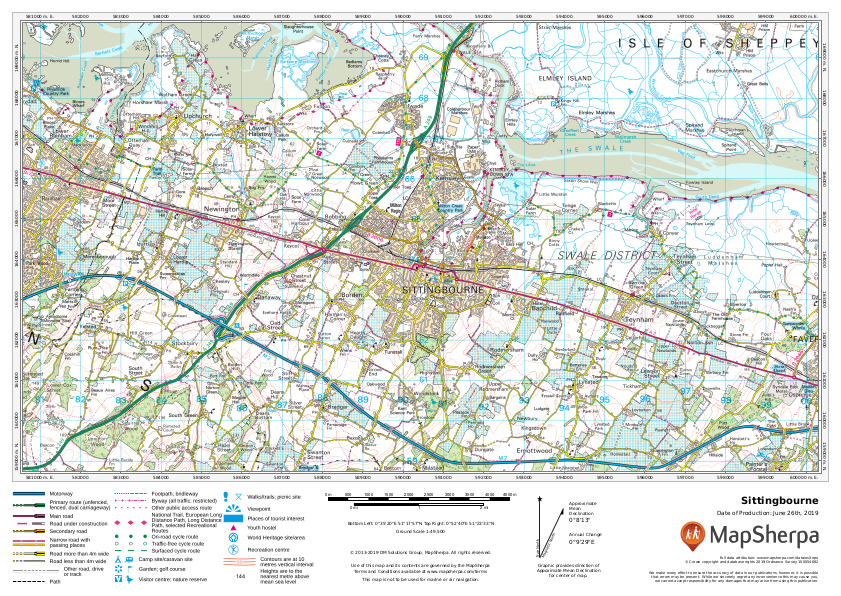 UK Topgraphic Sample Map