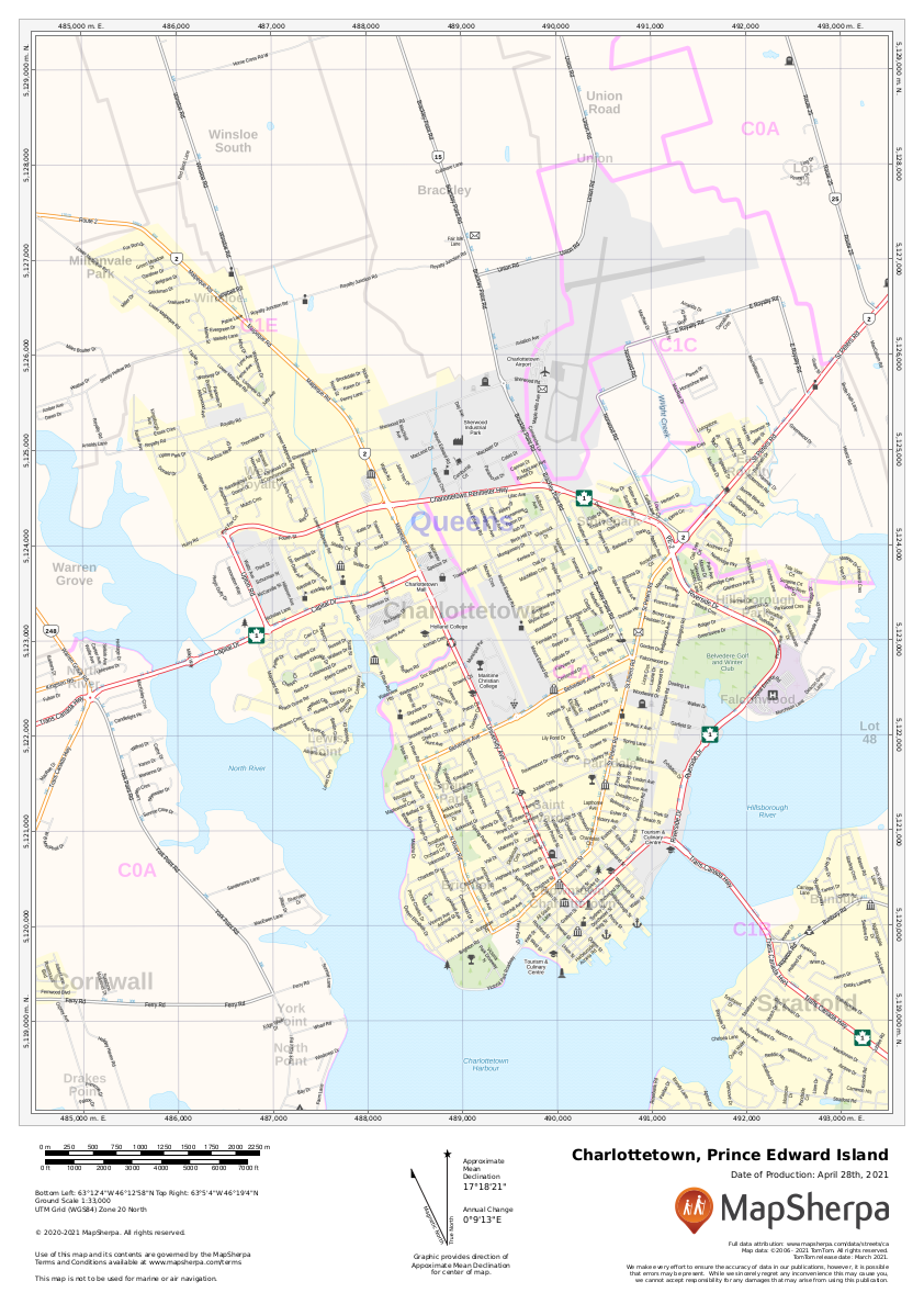 Charlottetown Sample Map