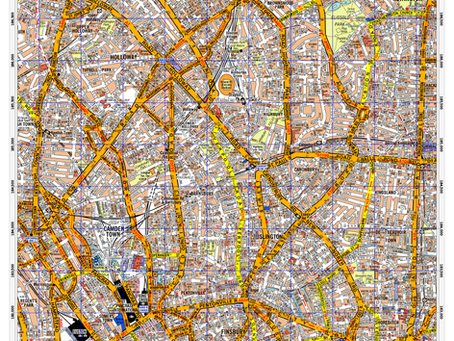 Sample map of Islington