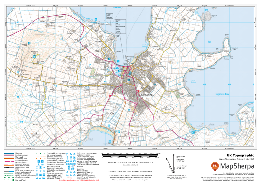 Uk Topographic Sample Map