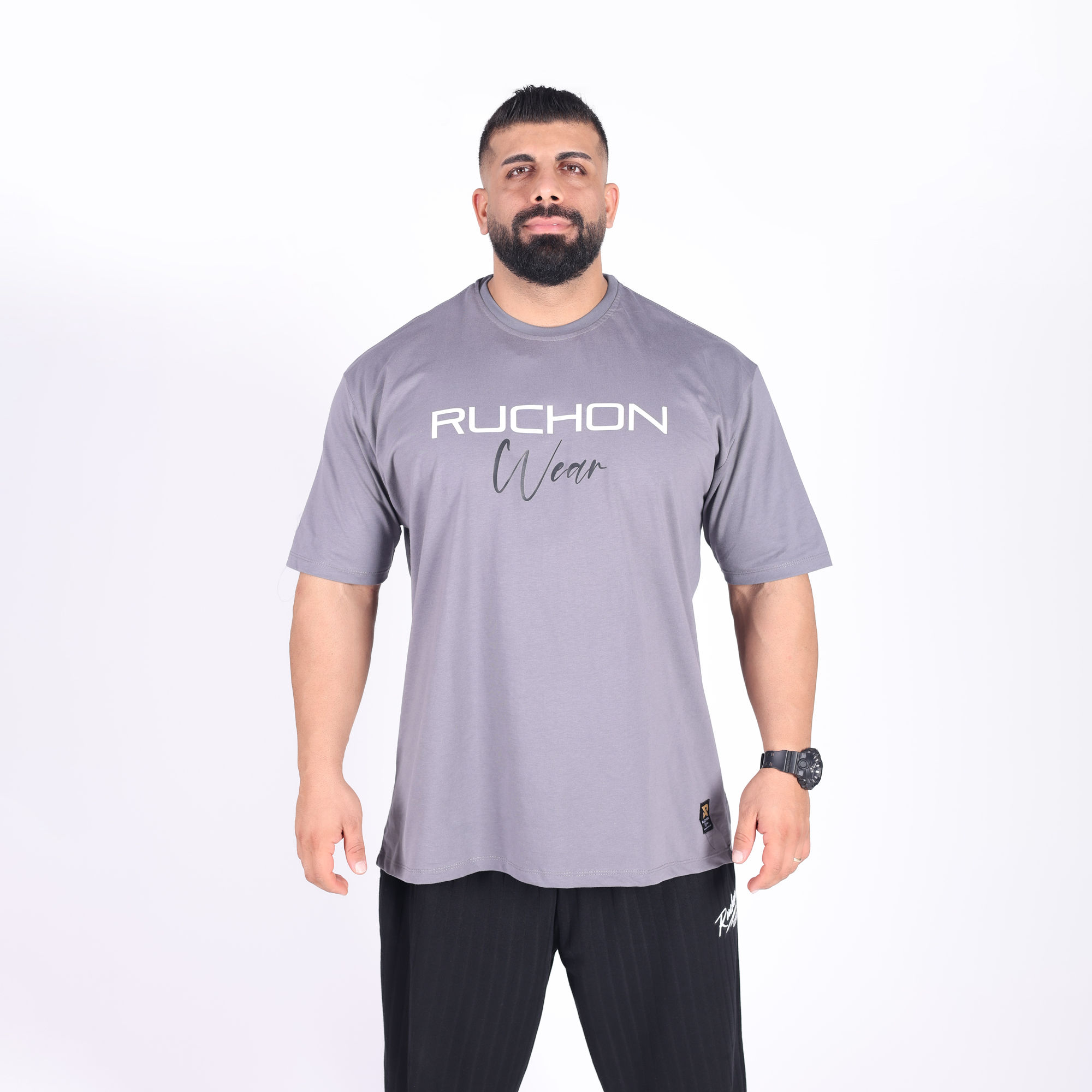 Ruchon Fitsize – My Limits Erkek Dar Kesim Sporcu Tişört (%100 Pamuk)
