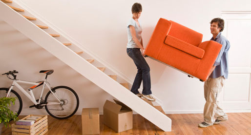 Carrying Orange Armchair