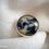Miniature : Bague kaki et bleu "Béryl" :