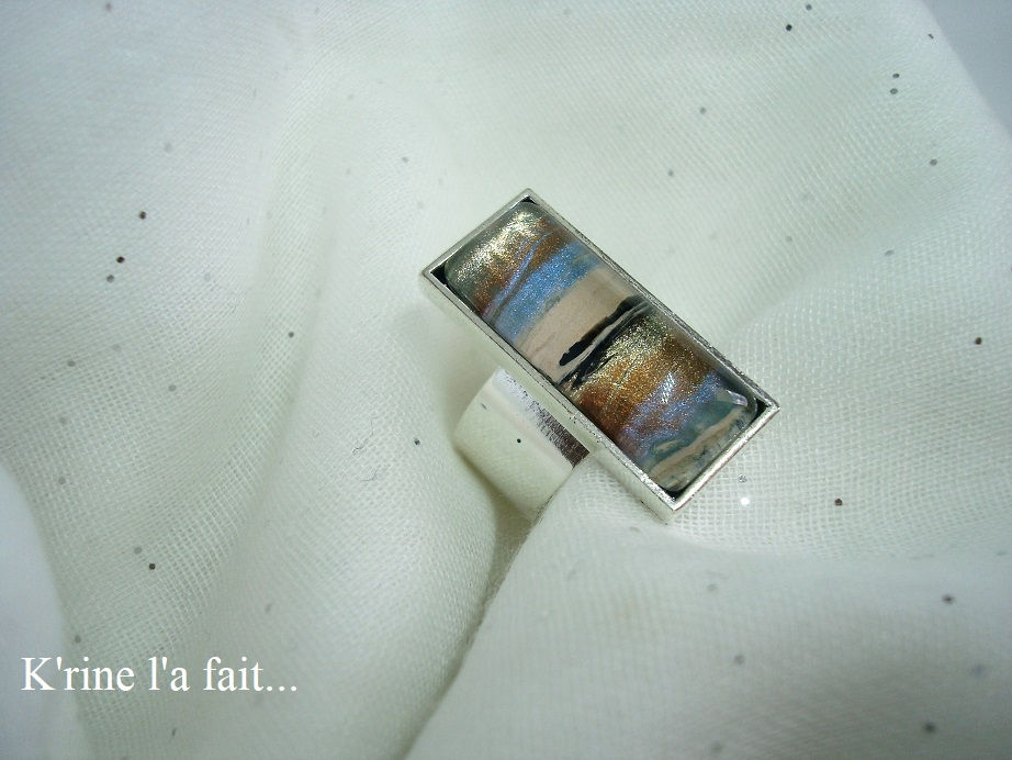 Miniature : Bague multicolore "Bahiya"