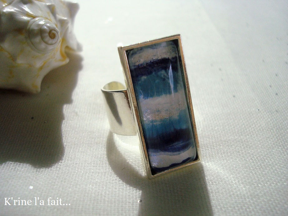 Miniature : Bague bleu "Bahiya"