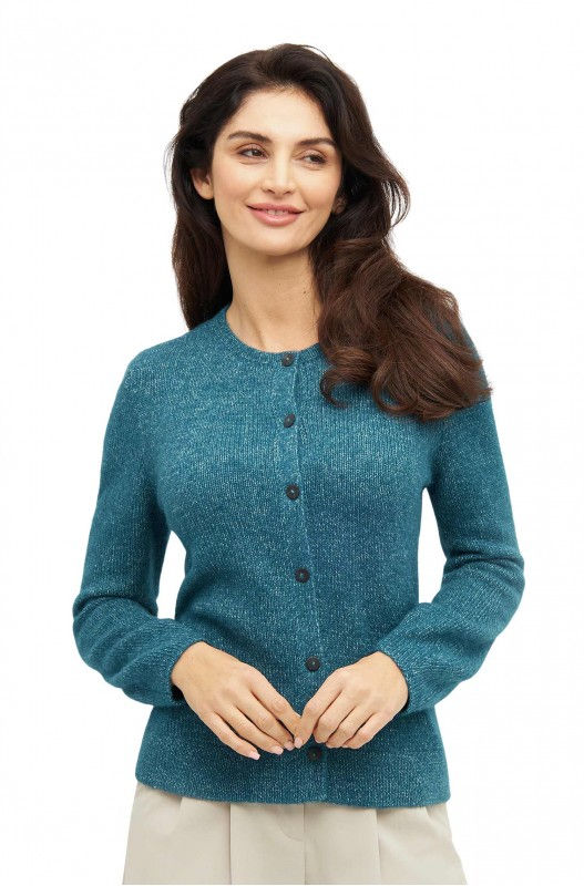 Alpaka Strickjacke PACA aus Baby Alpaka-Merino-Mix