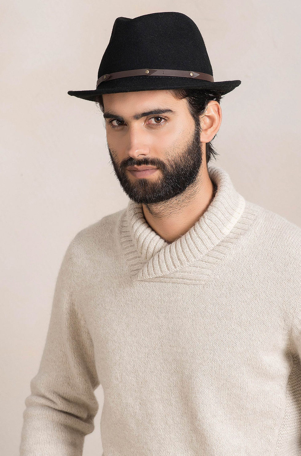 Hut PAPARAZZI gefilzt für Herren und Damen von KUNA Sombreros FEDORA-Stil