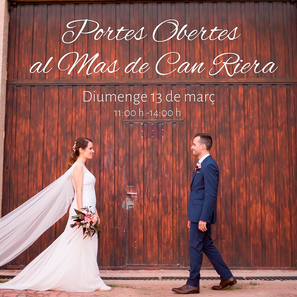 ¡Este 2022 Volvemos a participar en las Puertas Abiertas del Mas de Can Riera!