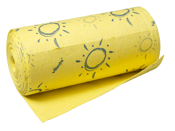 RJPVIL121439 Pano Seca Mais Pré-Cortado Amrelo (25x1000) (Vileda)