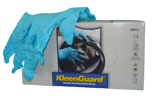 RJPKIM5737107 Luva Nitrilo Azul (100) Small (Kim)