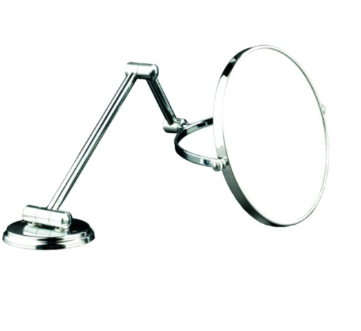 RJPSILHA8010BRB Espelho de Parede Dupla Face Latão Cromado Brilhante (Sil)