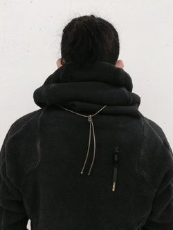 Leather Pouch Neck Lace