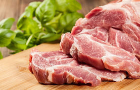 豚肉の厚切り