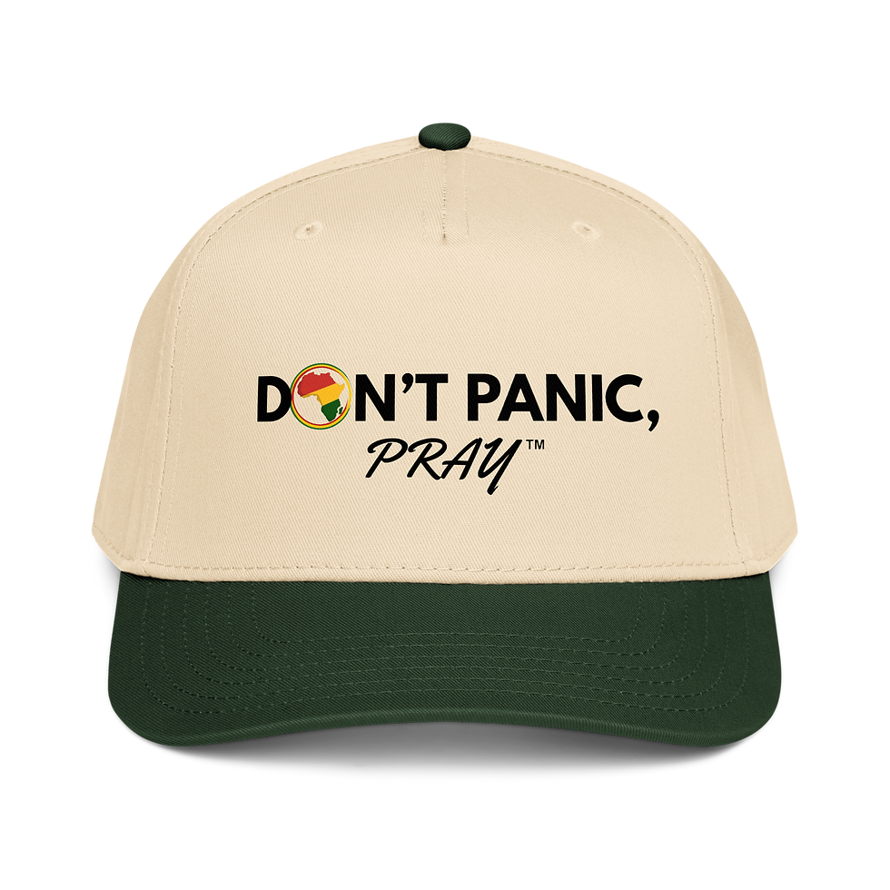 Thumbnail: DON'T PANIC, PRAY Juneteenth Limited Edition 5 panel cap