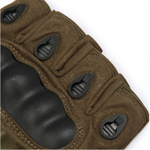 Thumbnail: Tactical Gloves (Fingerless) - Hard Knuckle Military Green