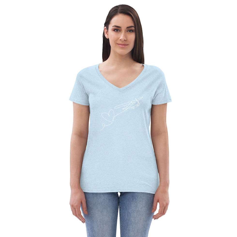 Thumbnail: Love Flying Taildragger V-Neck