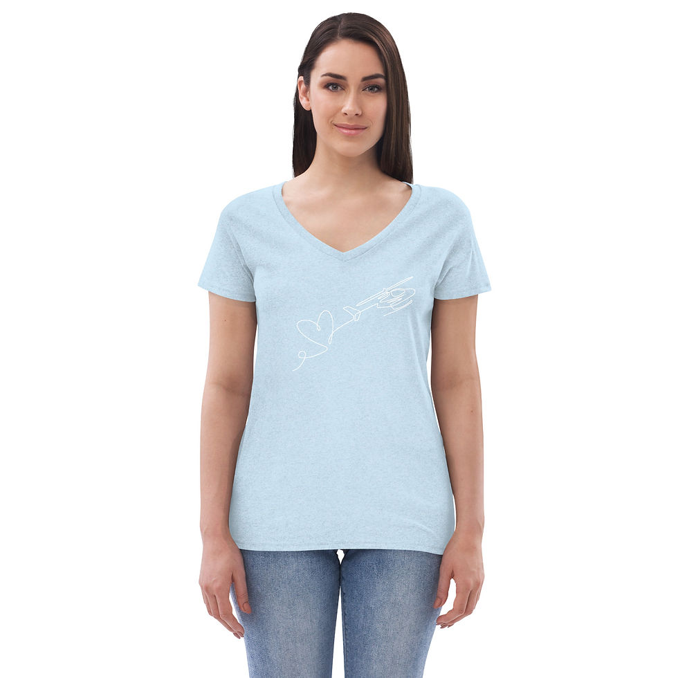 Thumbnail: Love Flying Helicopter V-Neck