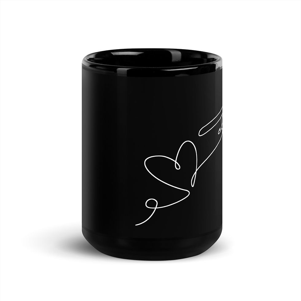 Thumbnail: Love Flying Taildragger Mug - Black