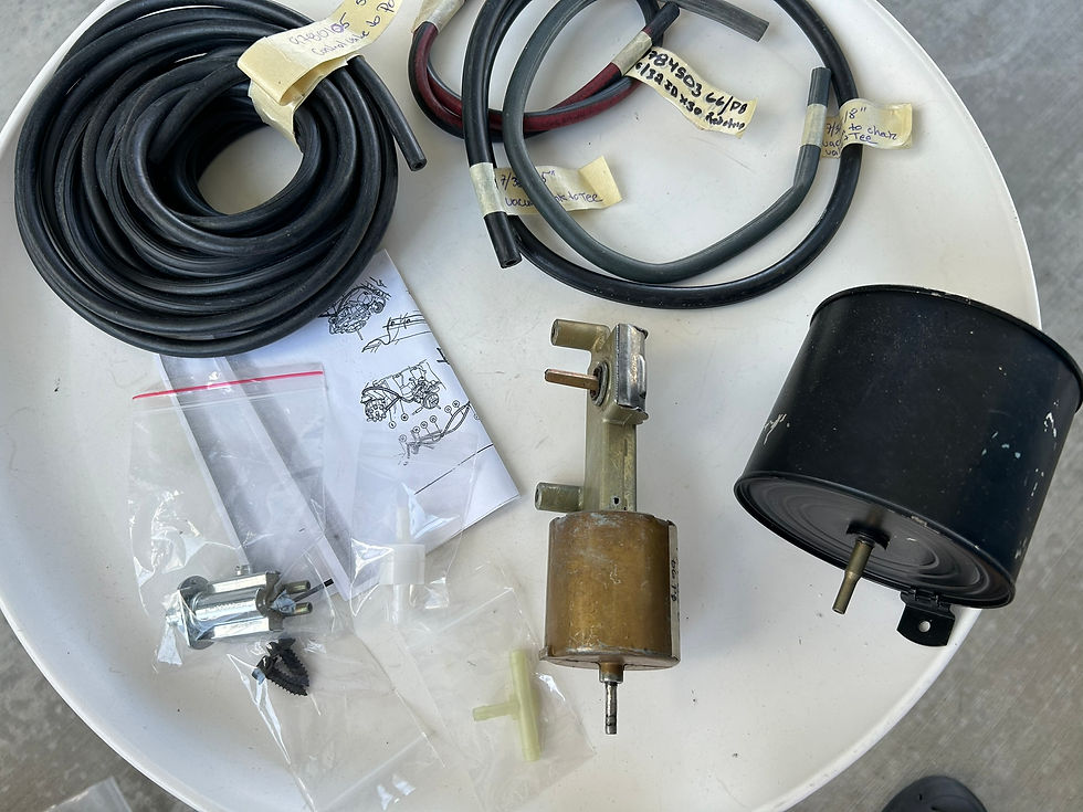 Thumbnail: 1966 Pontiac Full Size  Bonneville Catalina  Vacuum Trunk Release Kit 984646