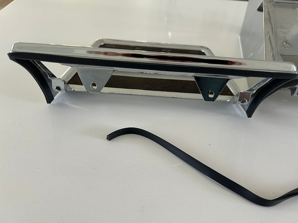 Thumbnail: 1967-1968 Pontiac P8 Full Size Dash to 8-Track/Console Rubber Filler 9773839