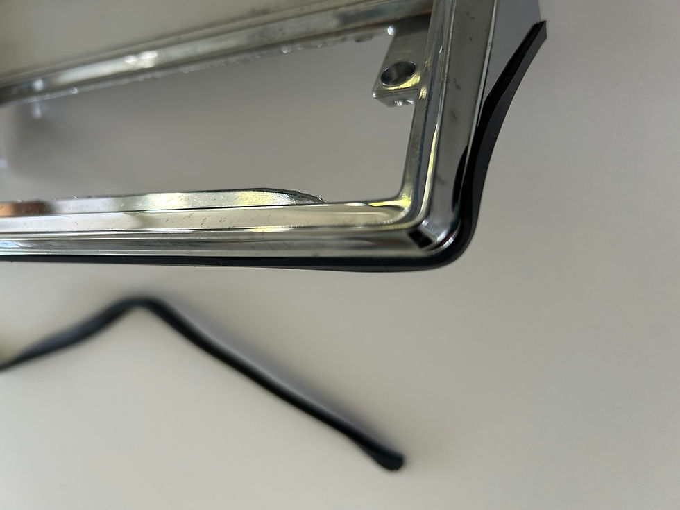 Thumbnail: 1967-1968 Pontiac P8 Full Size Dash to 8-Track/Console Rubber Filler 9773839