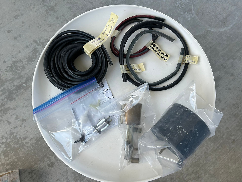 Thumbnail: 1966 Pontiac Full Size  Bonneville Catalina  Vacuum Trunk Release Kit 984646