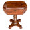 Thumbnail: 19th Century English Figured Mahogany Teapoy Side Table