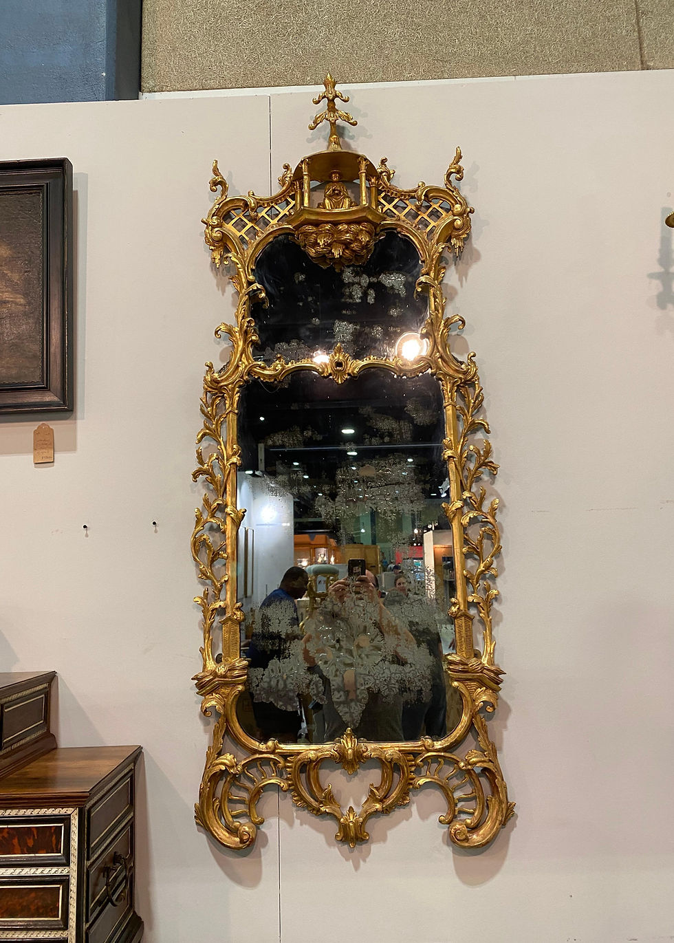Thumbnail: Incredible Pair 18th Century Georgian Chinese Chippendale Mirrors Florian Papp