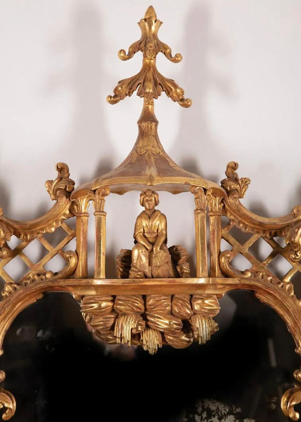 Thumbnail: Incredible Pair 18th Century Georgian Chinese Chippendale Mirrors Florian Papp