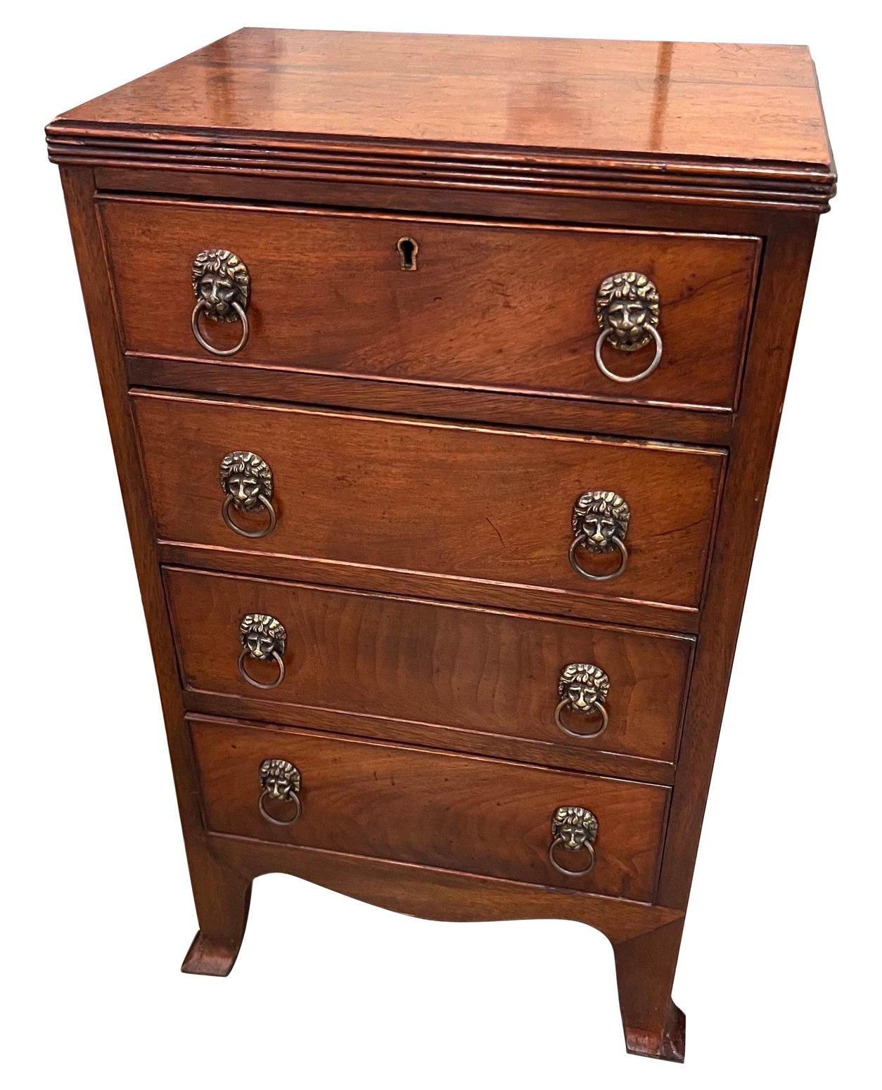 19th Century, Georgian Bedside Chest of Drawers