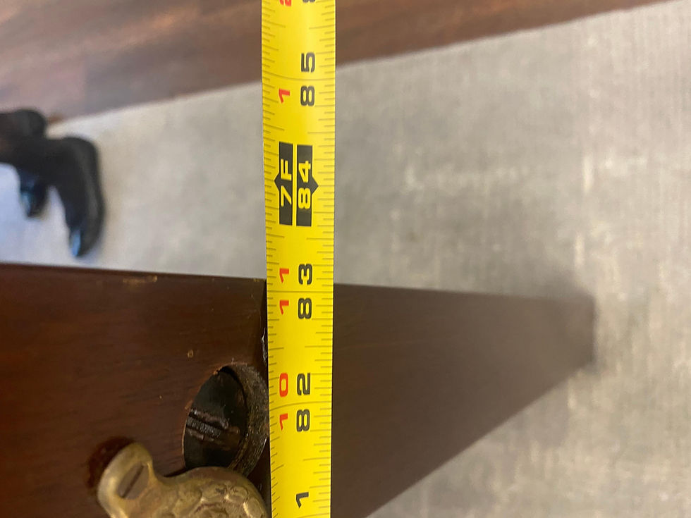 Thumbnail: 18th Century Four Post Mahogany Bed, Likely Charleston 'converted to queen'