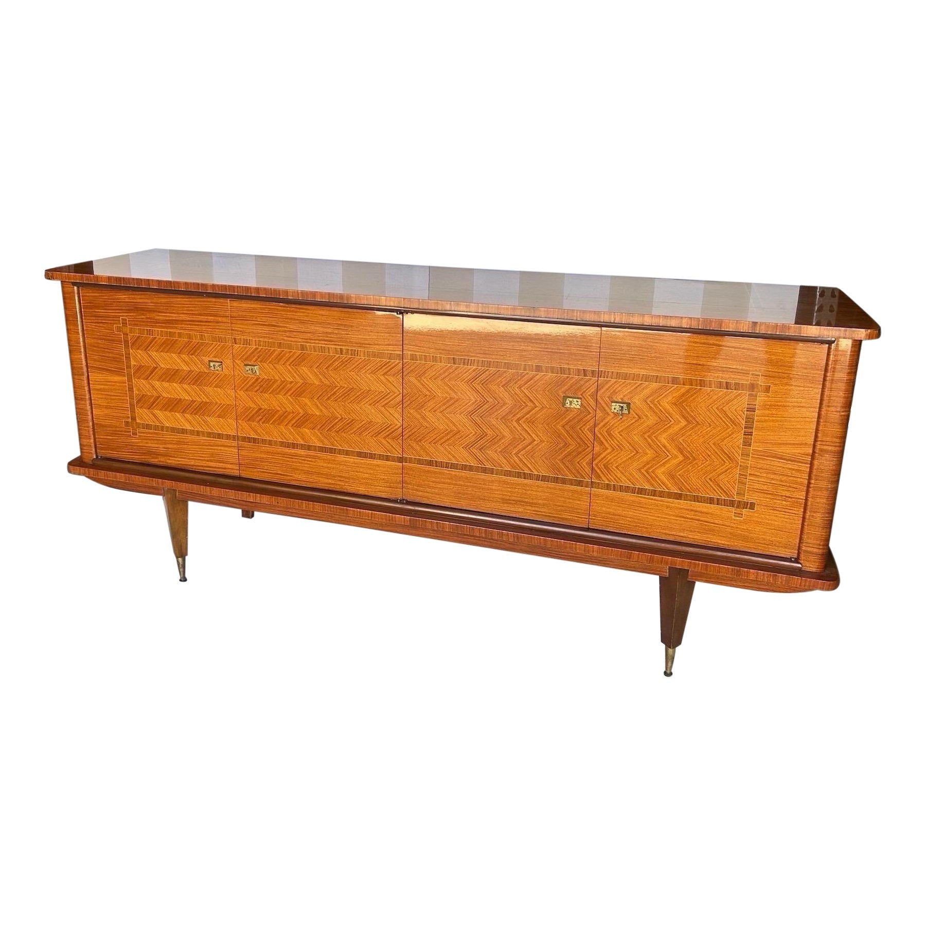 Midcentury French Credenza with fitted interior
