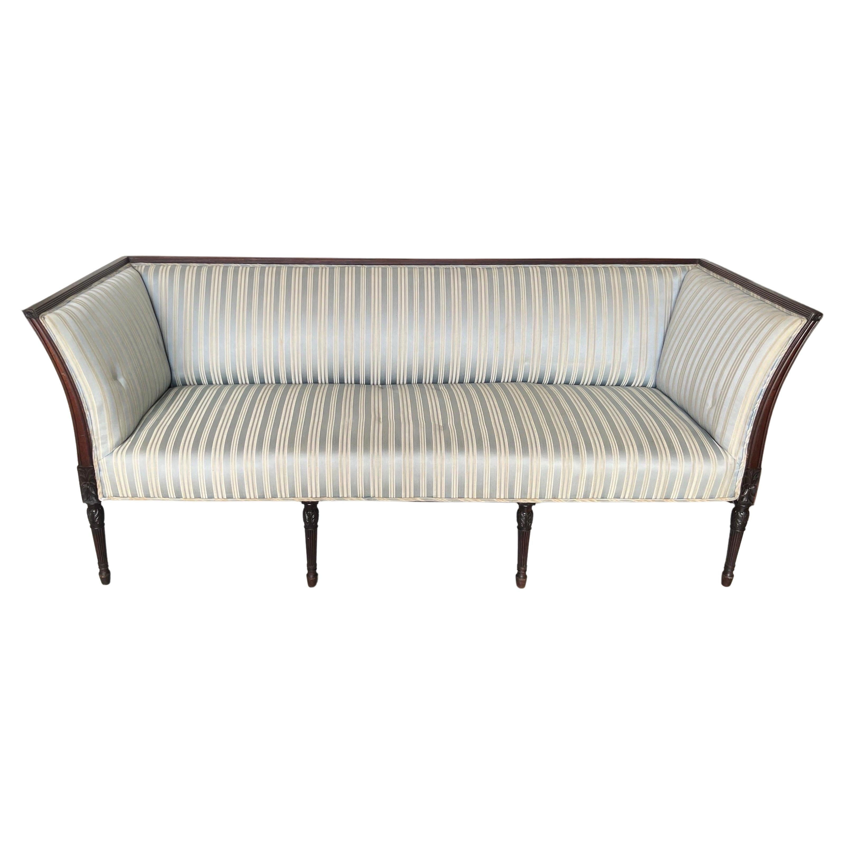 Fine 19th Century American Federal Period Mahogany Sofa