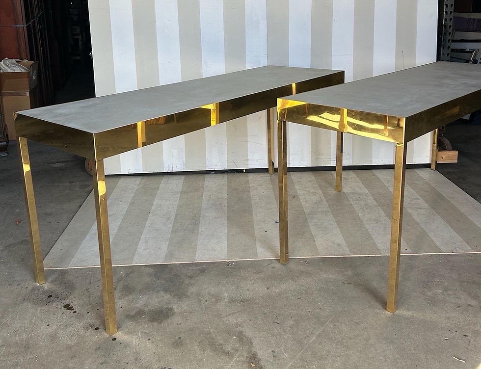 Thumbnail: Chic display tables from Fendi or Louis Vuitton store. Great for walk in closet