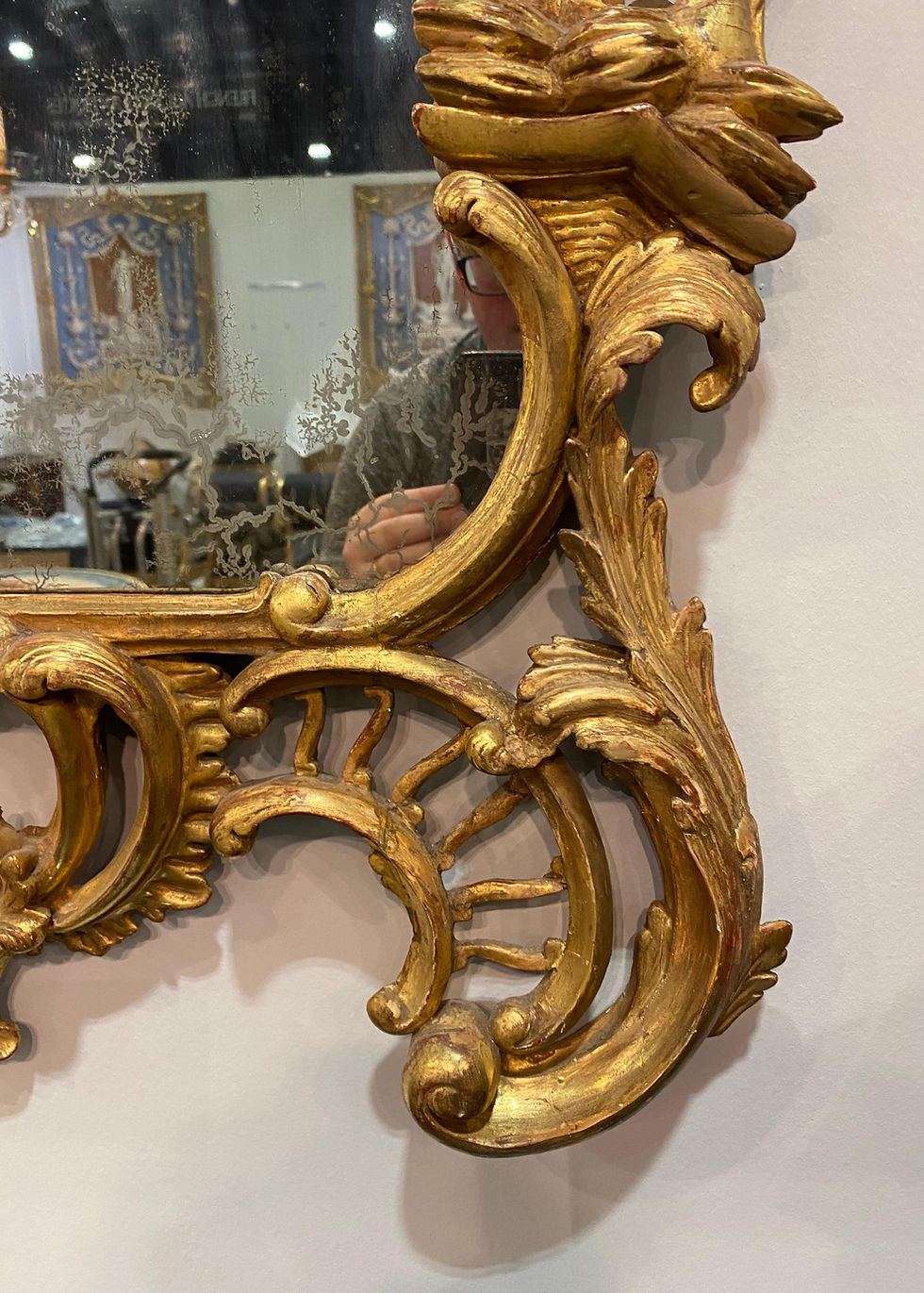 Thumbnail: Incredible Pair 18th Century Georgian Chinese Chippendale Mirrors Florian Papp