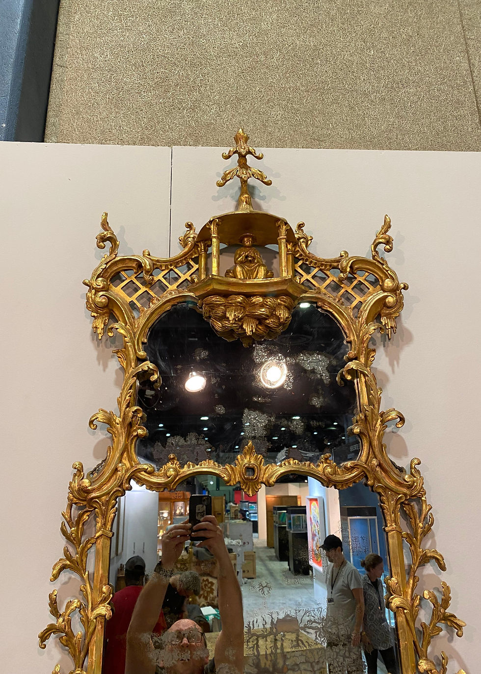 Thumbnail: Incredible Pair 18th Century Georgian Chinese Chippendale Mirrors Florian Papp