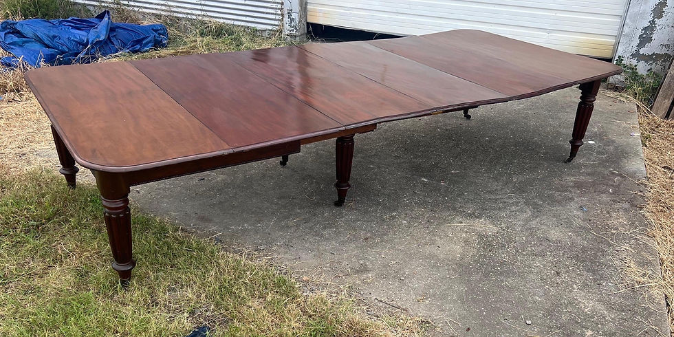 Thumbnail: 19th Century English Mahogany Dining Table, likely by Gillows