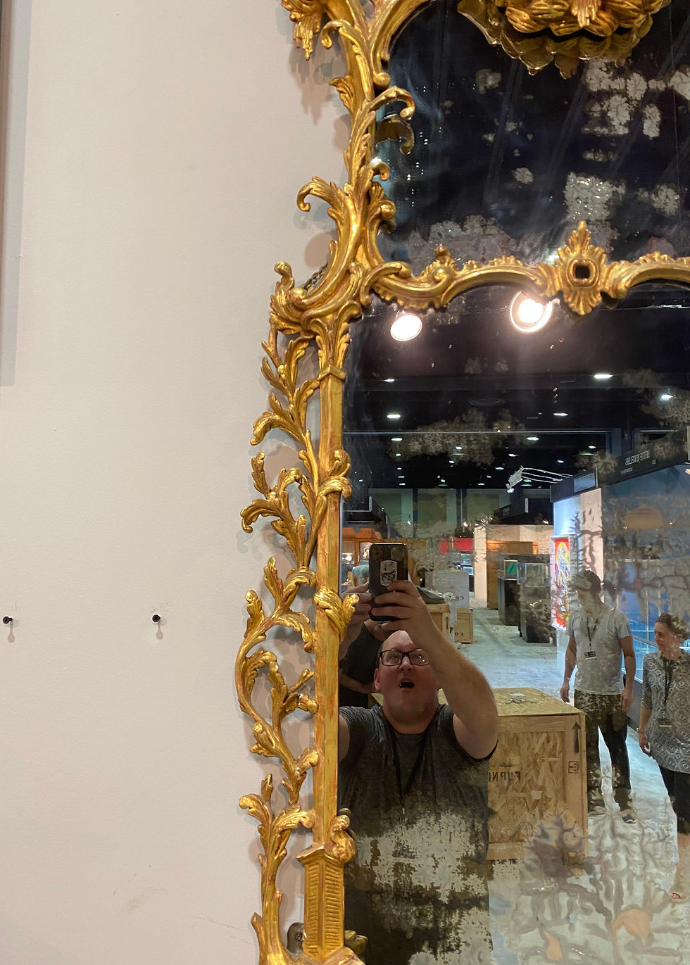 Thumbnail: Incredible Pair 18th Century Georgian Chinese Chippendale Mirrors Florian Papp