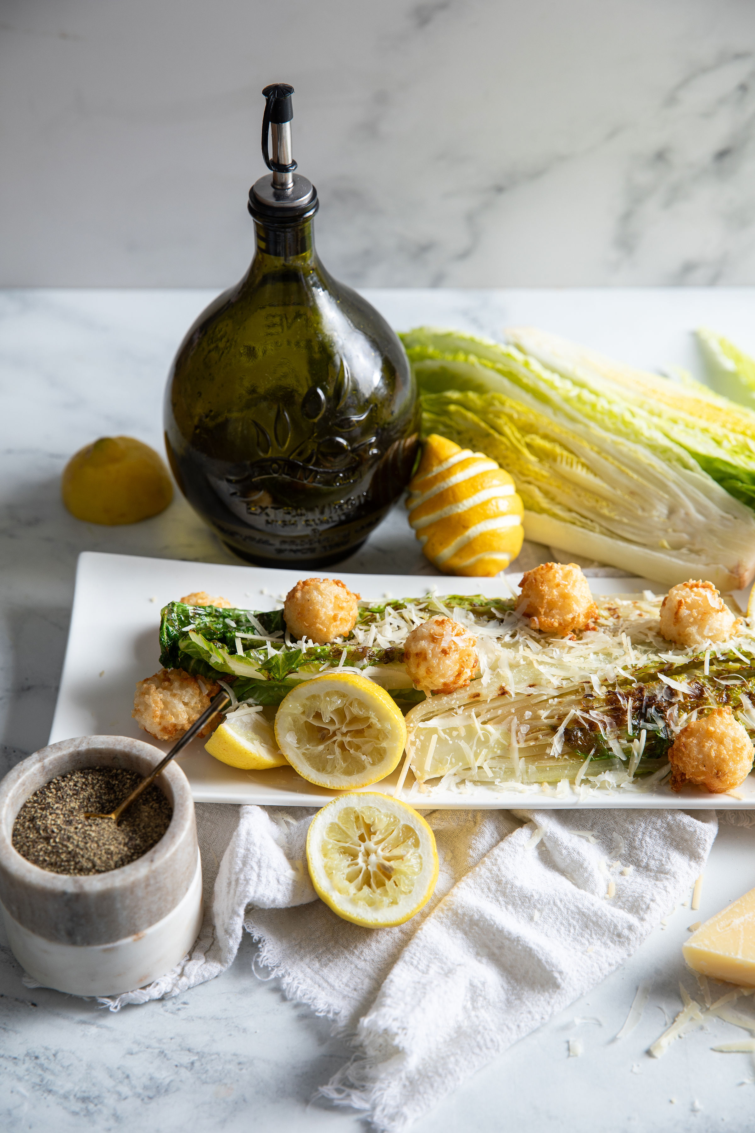 Grilled Romaine Salad