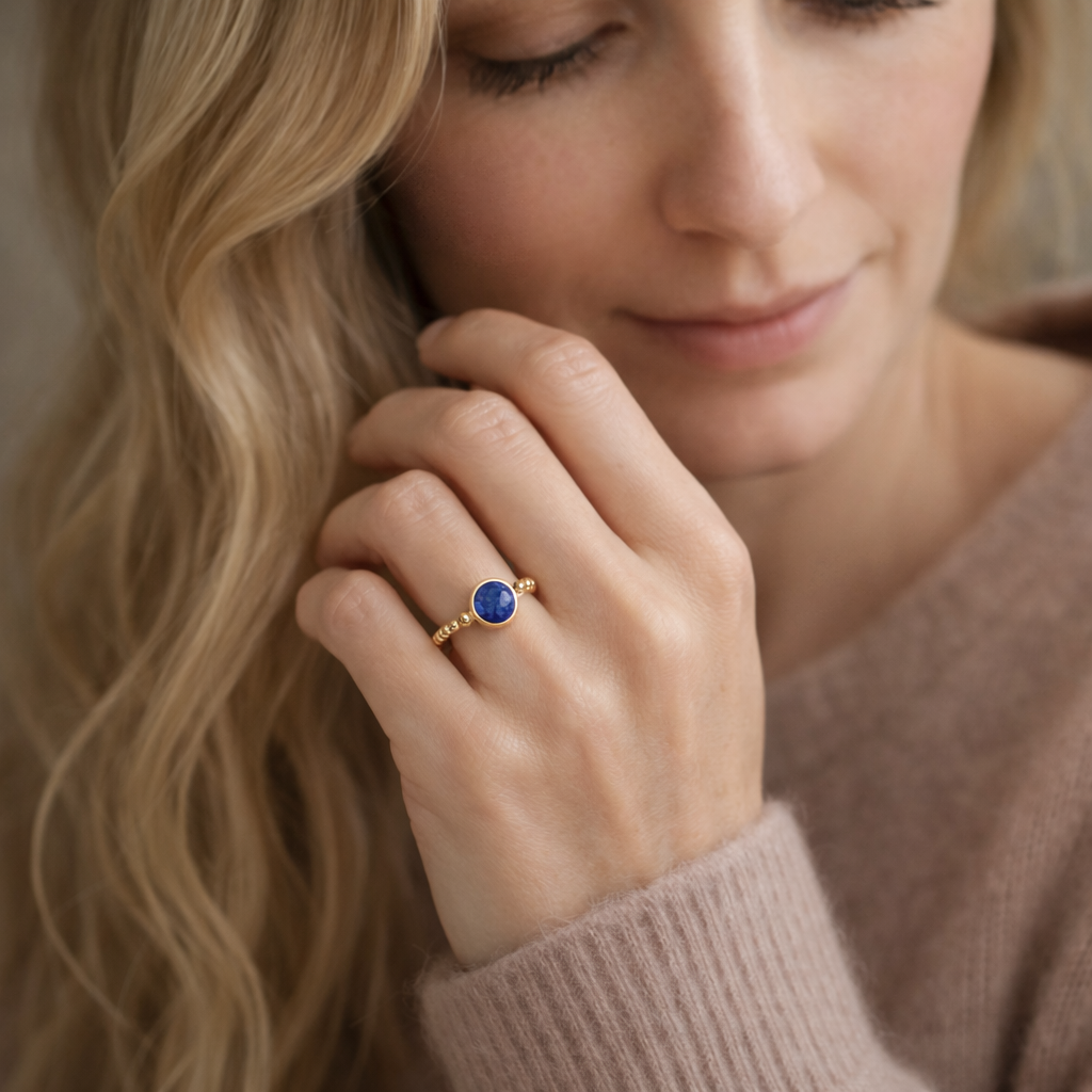 Rolled Gold Memorial Bubble Ring