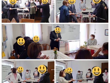 不審者対応訓練をしました。