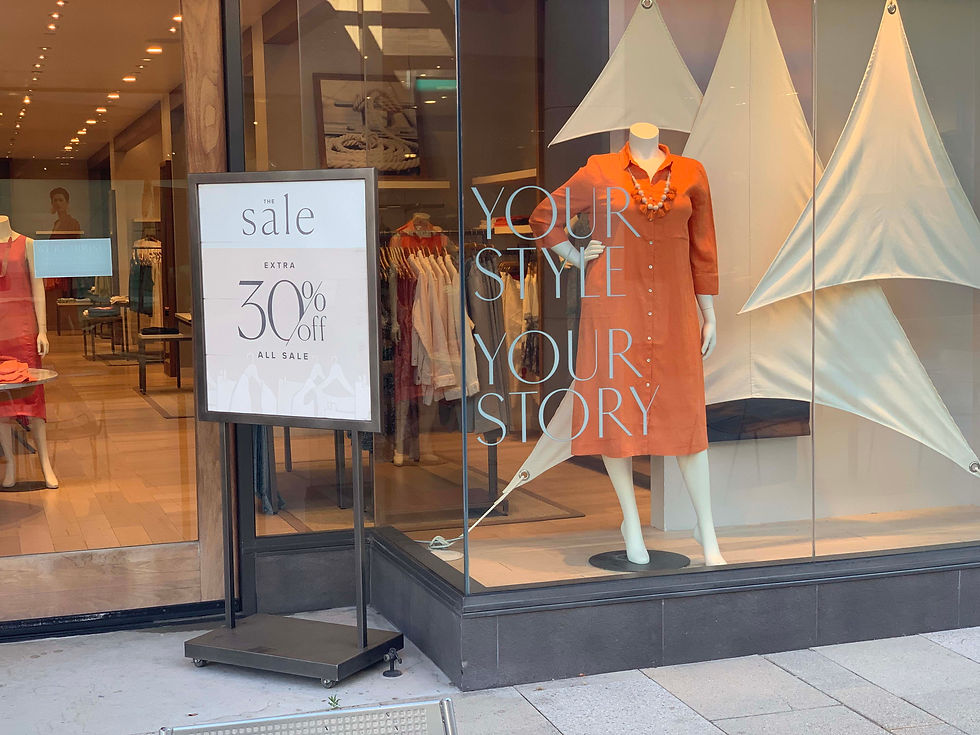storefront graphics, window graphics, display stand, graphic stand, graphic holder, retail graphics, retail displays