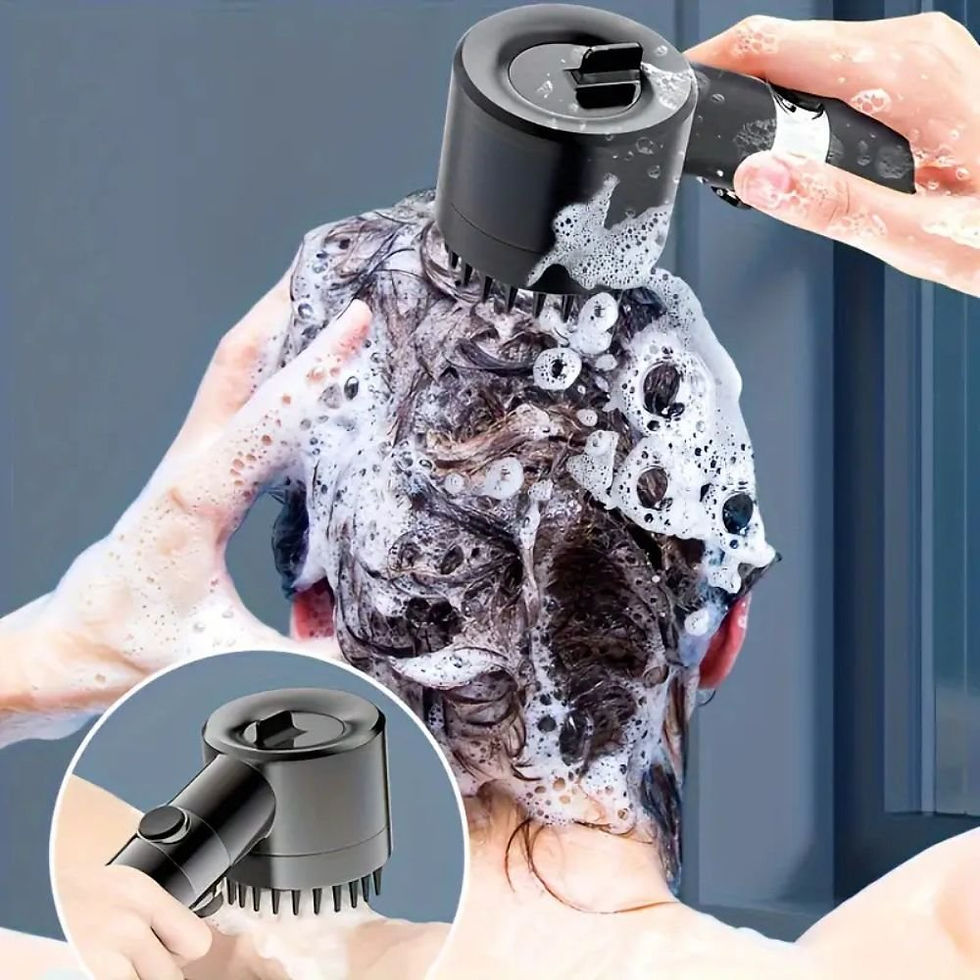 Thumbnail: Pressurized Handheld Round Massage Shower Head