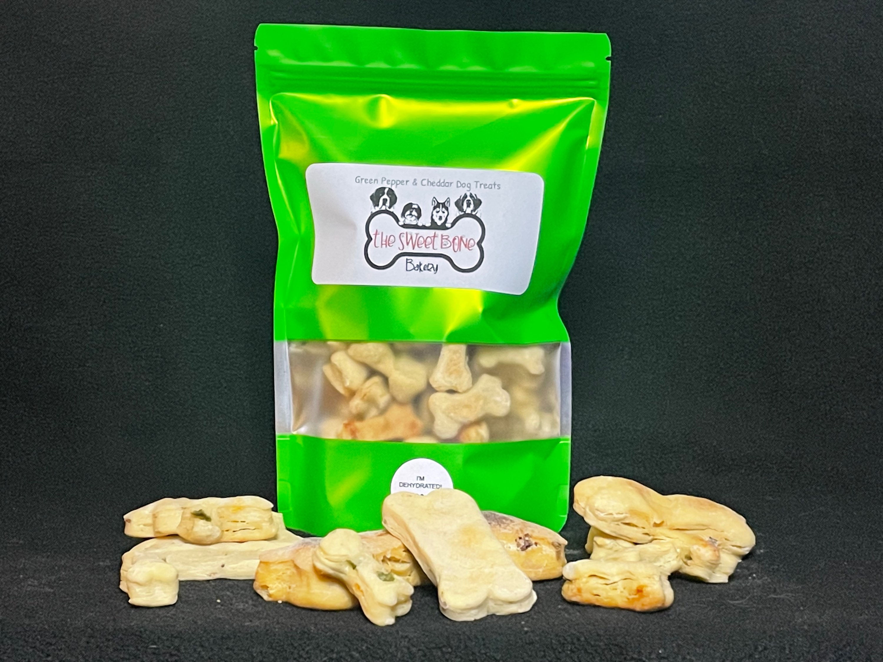 Green Bell Pepper & Cheddar Dog Treats