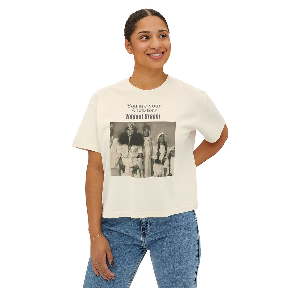 Thumbnail: Boxy Tee - Ancestors Dream Women's T-Shirt